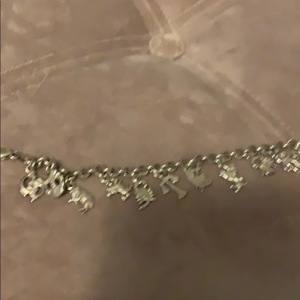 Sterling silver zodiac signs charm bracelet